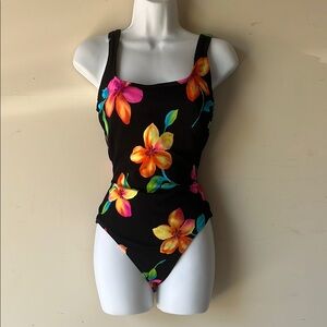 Vintage Floral one piece swimsuit